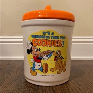 Vintage Disney Mickey Mouse cookie jar